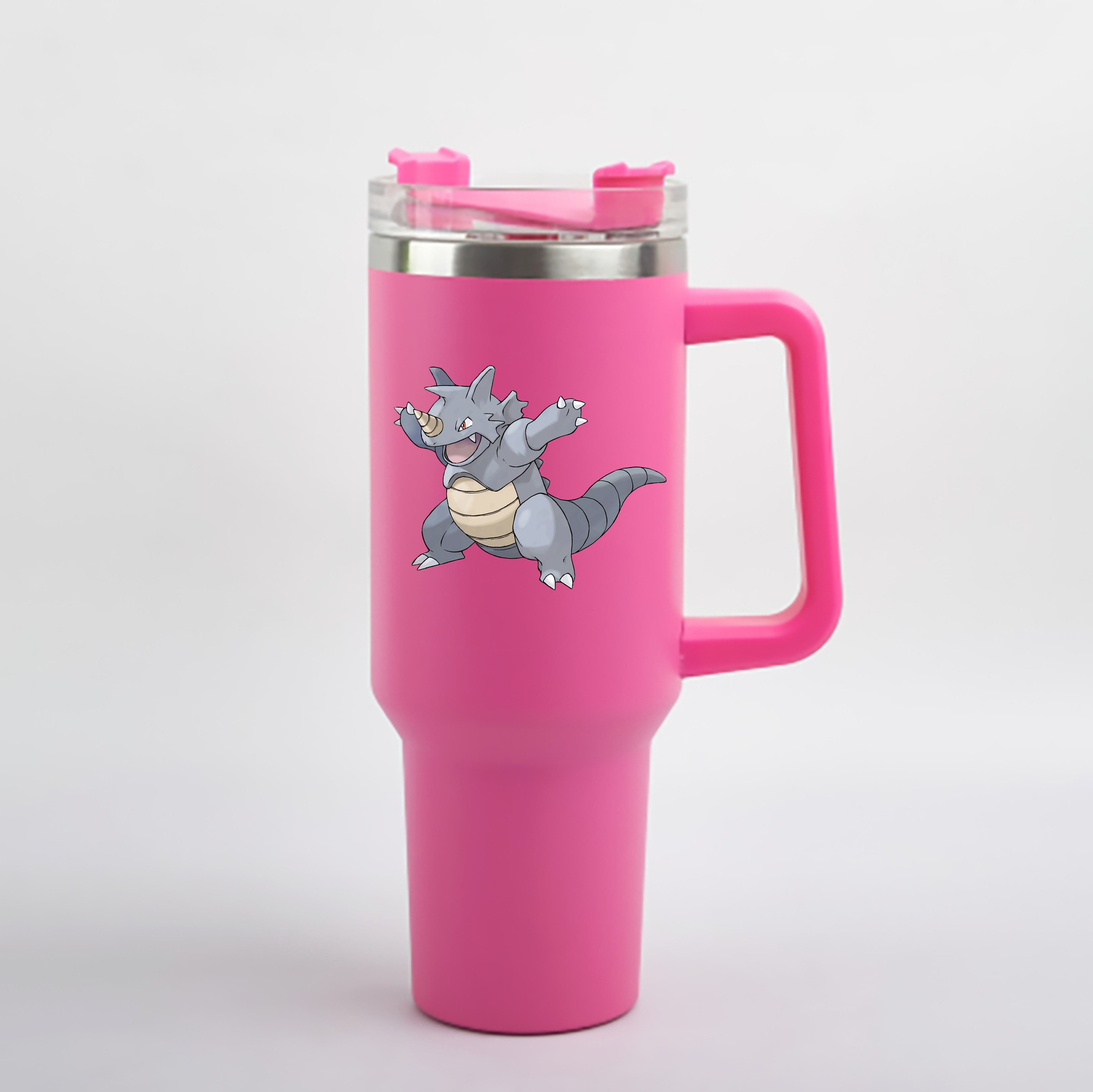 （画像用） ポケットモンスター Pokémon 1200mL車用タンブラー - クリスタルステッカー（プラスチックストロー付き）